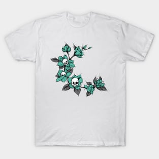 Flower skulls T-Shirt